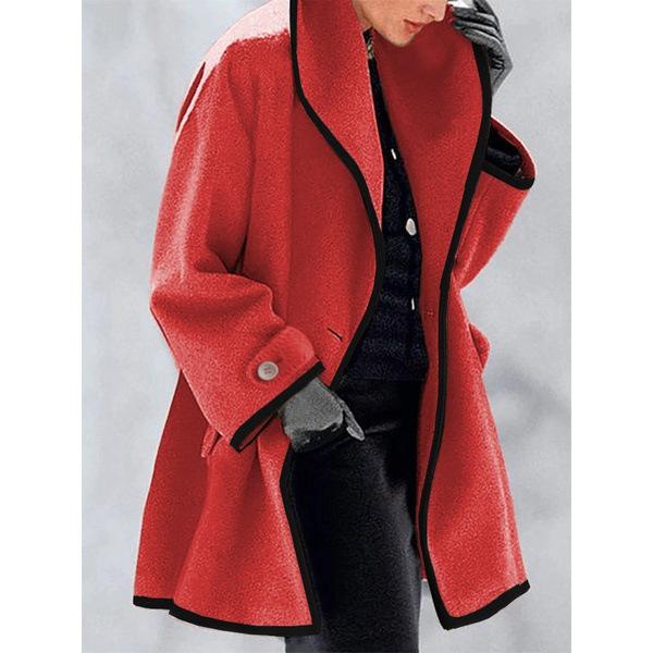 Damen Freizeit Woll Kapuzenmantel Herbst/Winter - Heiß verkaufende Modejacke