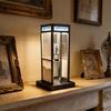 Retro Vintage Große Telefonzelle Lampe, Klassische Telefonzelle Tischlampe Mit Warmem LED-Licht, Telefonzelle Dekorative Nachtlampe