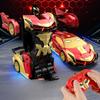 Remote Control Transforming Car Toy of Steel for Children, Robot, Autobot, Drift Racing Car for Boys