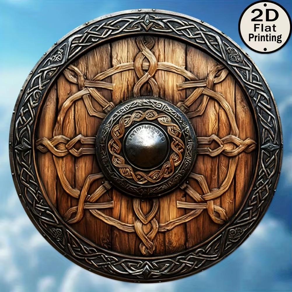 OrientalAura 1pc Yin Yang Bagua Aluminum Sign - 8 Inch Round HD Printed Metal Decor - Weather Resistant for Home