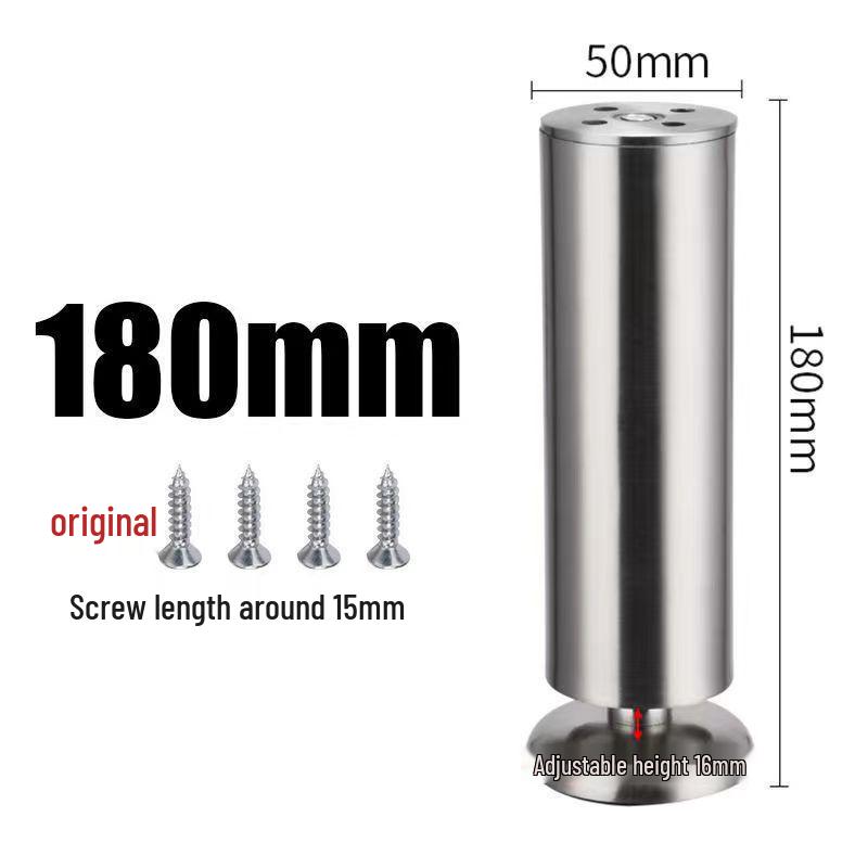 Adjustable Stainless Steel Furniture Legs for Tables, Cabinets, and Sofas