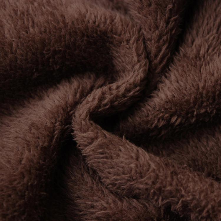 Women Vintage Floral Print Fleece Hooded Jacket Long Sleeve Coat Plus Size