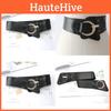 Elegant Womens Leather Waist Belt For Dress And Coat With Elastic Stretch And Cshaped Buckle