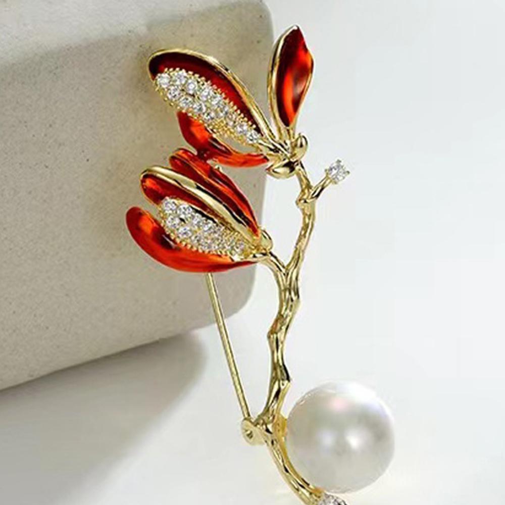 Senior Brooches Flower Leaf Brooch Pins for Women Suit Pendant  Fashion Brooches Jewelry