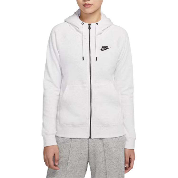 Nike Jackets Women's White Hooded Non Detachable Moderate Other BV4123-051