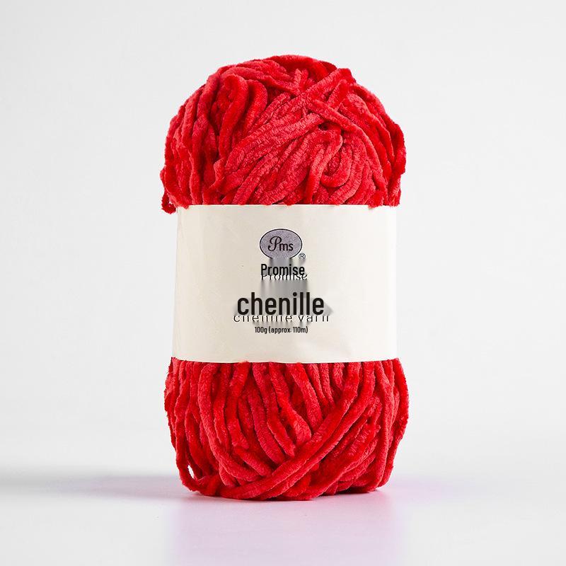 Chenille Golden Velvet Yarn for DIY Scarf, Teddy Bear, Snowdrop Crochet, Slippers