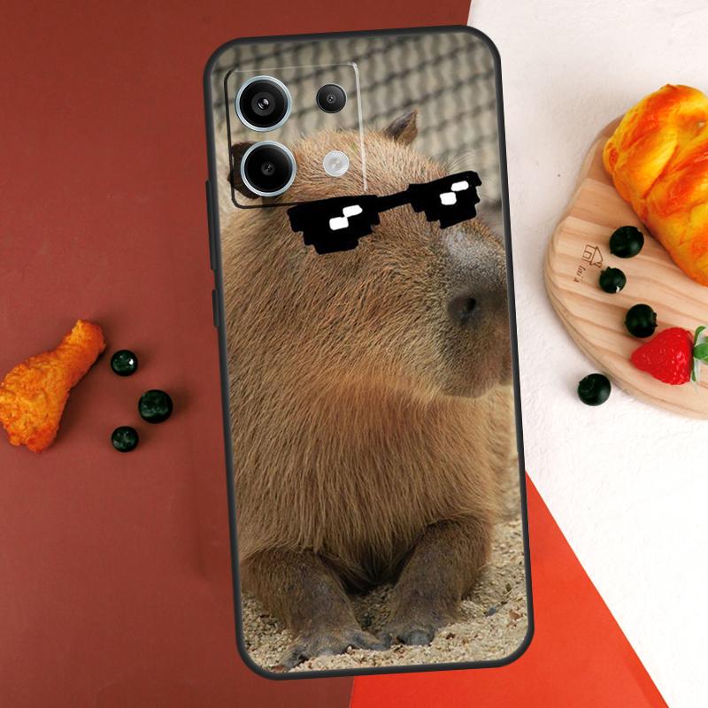 Capybara Cute Case For Xiaomi Redmi Note 14 13 Pro 9 10 11 12 Pro 10S 11S 12S Redmi 14C 13C 10C 12C Coque
