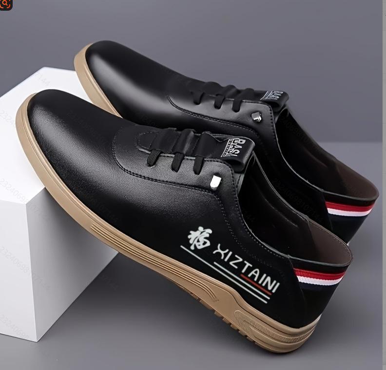 Wholesale spring and autumn casual men's shoes new men's leather shoes soft sole soft surface one pedal casual shoes