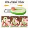 Avocado shaped fruit and vegetable peeler - stainless steel blade, portable keychain, suitable for apples, cucumbers, potatoes,