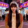 Douyin Lace Bow Headband Long Straight Wig for Girls - Black Full Cover Hairstyle