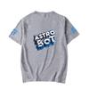 Astro Bot Anime Women Men's T-shirts Cartoon Printed O-Neck Oversized Short Sleeves Fashion Mens Clothing Streetwear