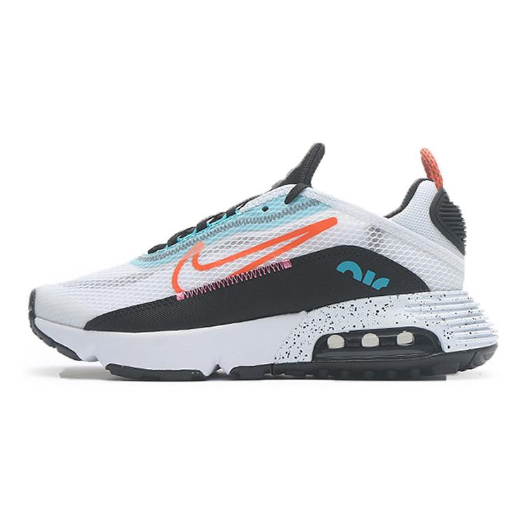 

New Nike Air Max 2090 White Turf Orange Speckled GS CJ4066-106 37.5
