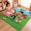 Paw Patrol Police Pup Rectangular Rug Soft Texture Nonslip Carpet For Bedroom Door Living Room Area Home Decor New Year Gift