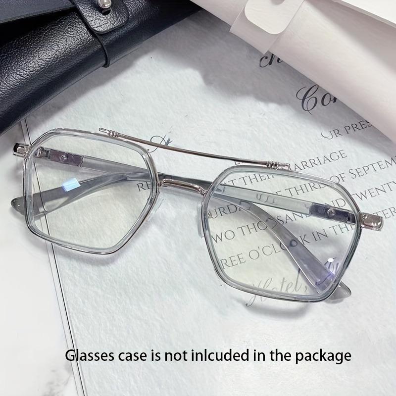 

1 Pair of RetroStyle Style Full Frame Glasses with Anti Blue Light for Both Men and Women in Photography and Street Fashion