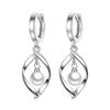 Chinese Style Pearl Twist Love Earrings: Long, Cute, Influencer-Inspired Dangle Jewelry