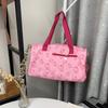 New Cartoon Kitty travel luggage bag Student fitness bag Portable storage bag Kawaii Tote HandBags Large capacity Travel handbag