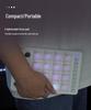 RGB Backlit MIDI Controller Drum Pads with Mixer and Rhythm Keyboard