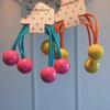 Newcomer Exclusive: Candy Round Double Ball Hair Tie for High Ponytails