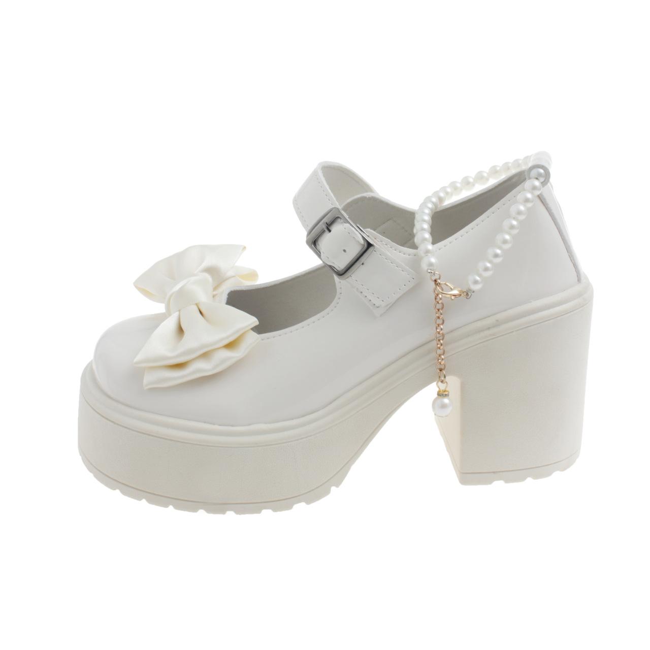 Весенняя мода в британском стиле, кожаные ботинки с квадратной головкой, женские узкие ботинки на толстом каблуке с молнией сзади, женские полусапожки большого размера 35 светло-бежевый