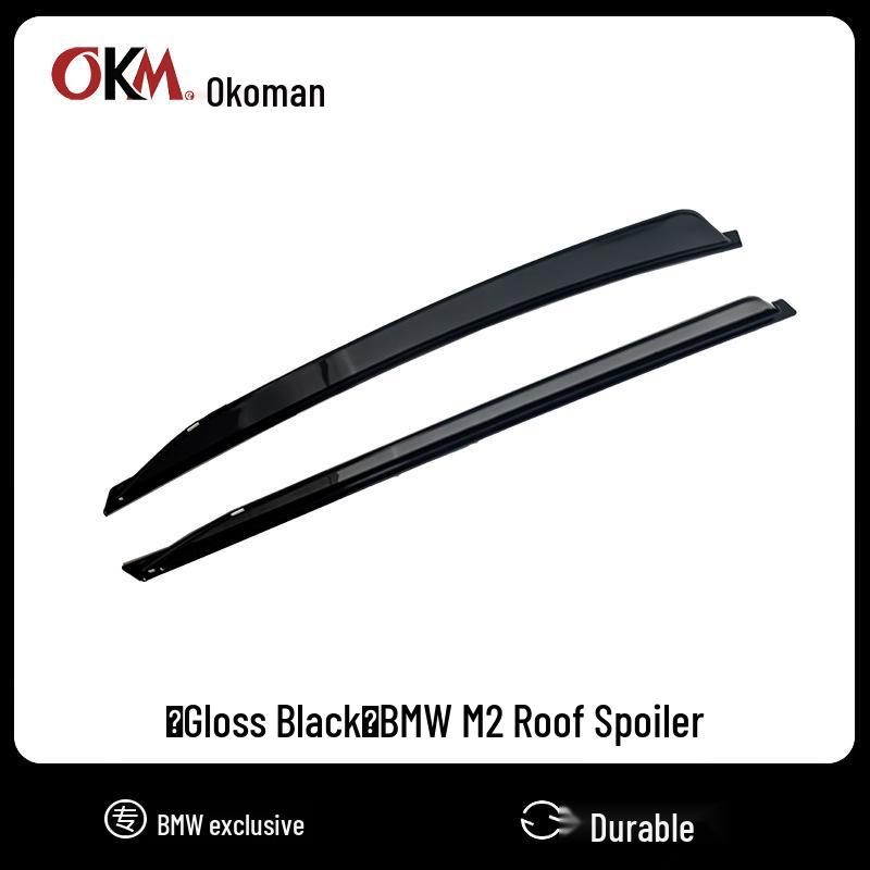 Designed for 2022-2025 BMW M2: G87 Track-Style No-Drill Roof Spoiler, Small Rear Wing