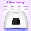 Powerful UV LED Nail Lamp Professional 72 LEDs Nail Dryer with Heat Sink LCD Display Nail Dryer With Smart Sensor Nail Salon Use