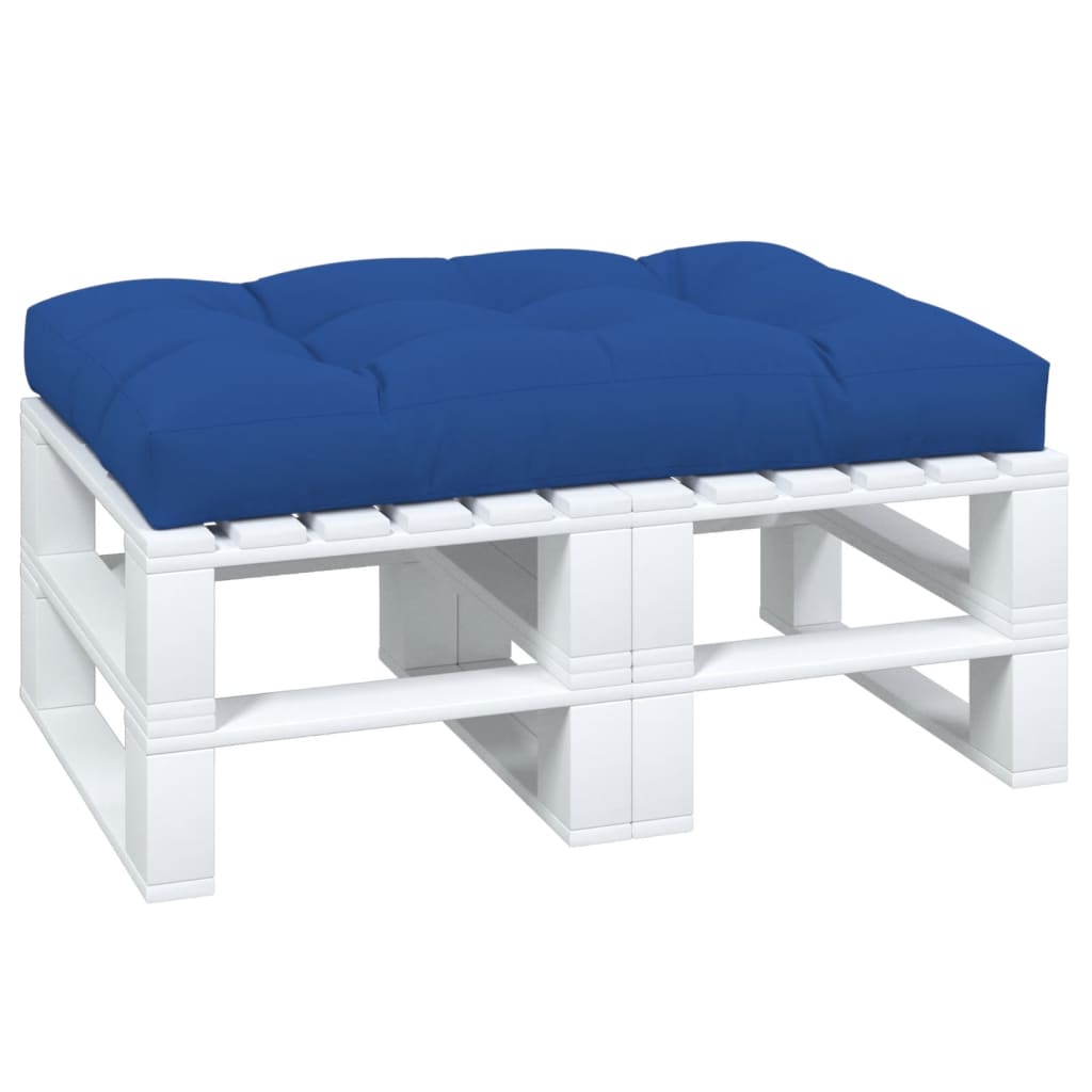 Pallet Cushion Royal Blue 120 X 80 X 12 Cm Fabric