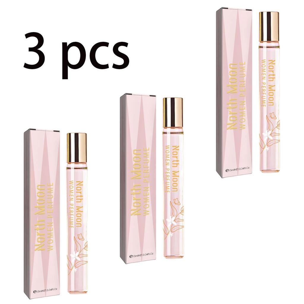 North Moon Women's Roll-On Perfume Feminine Charm Perfume Women's Long Lasting Fragrance Eau De Toilette Fresh and Elegant Ideal Valentine's Day Gift