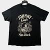 Johnny Cash The Man In Black T Shirt Mens XL Black Graphic Tee Official