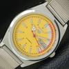 5 AUTOMATIC VINTAGE REFURBISHED 6309A JAPAN MENS YELLOW WATCH A440788-4 Sk-a440788