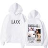 Singer Rosalia Lux Album 2026 Tour Print Hoodie Men Women Hip-hop Pullover Long Sleeves Loose High Quality Hip-hop Sweatshirts