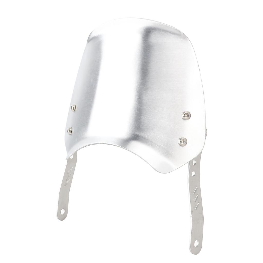 Motorcycle Aluminum Front Wind Deflector with Mount for 6.5in to 9.45in Round Headlights