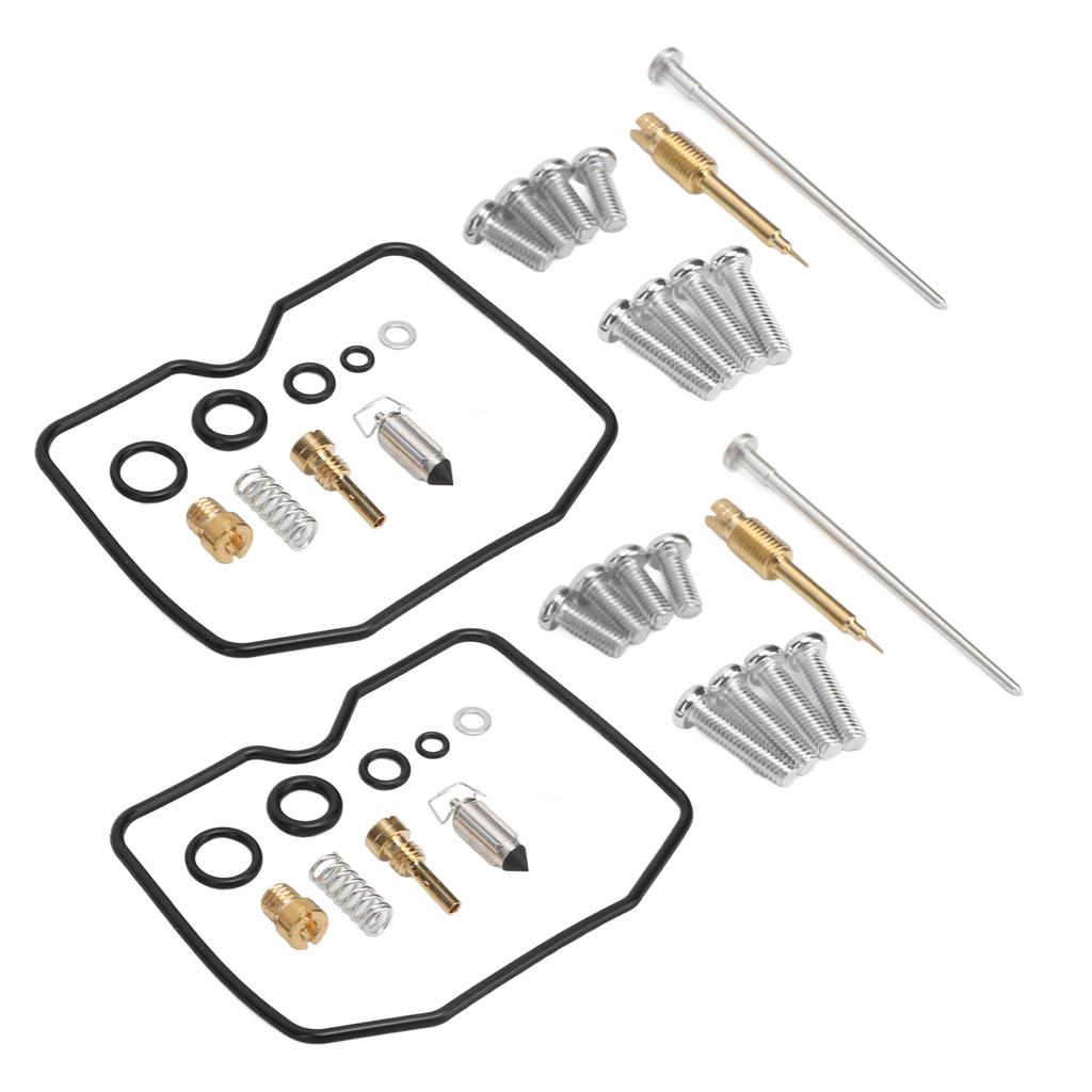 2 Sets Motorcycle Carburetor Rebuild Repair Kit Replacement for Vulcan 500 EN500C LTD 1996?2009