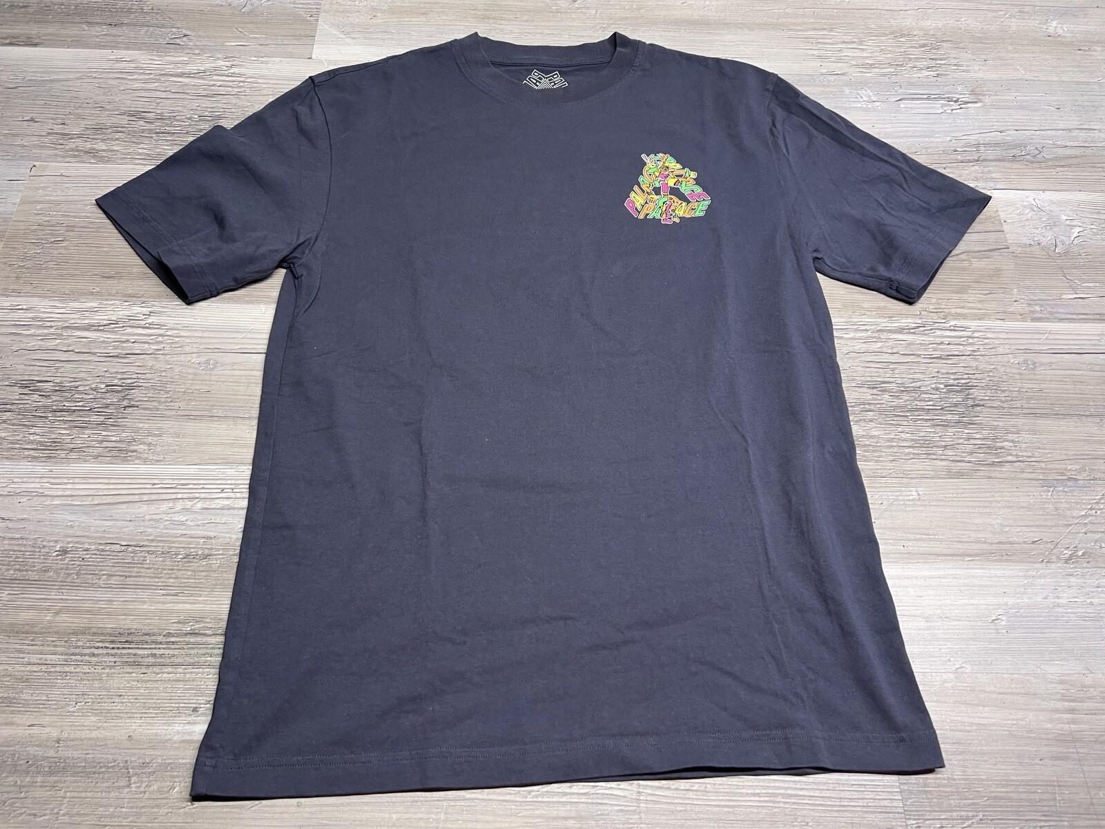 Palace Skateboards B-Sans Graphic T-Shirt Navy Tee Men s Size M 100% Cotton Unisex T-Shirt L