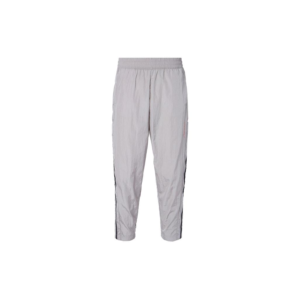 adidas Simple Casual Retro Sports Long Pants Fashion Woven Knitted Sports Pants Women Pants Light-Gray HE9991
