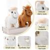 Yousheng Electric Plush Horse Toy with Sound Kids Walking Interactive Horse Plushie Toddlers Boys Girls Educational Simulation Stuffed Animal Toy