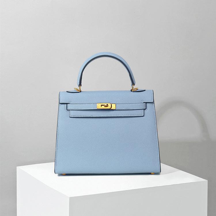 Euli Handheld Seilkette der zweiten Generation Fünf-Gold Einblatt-Schnalle im Mini-Stil zum Überkreuztragen Damen-Taschenverschluss-Schnallendesign