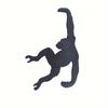 1Pc Creative Wooden Monkey Hook Chimpanzee Home Wall Decoration Suitable For Farmhouse Living Room Kitchen Plastic Bag Cup Storage Hook 1 Piece