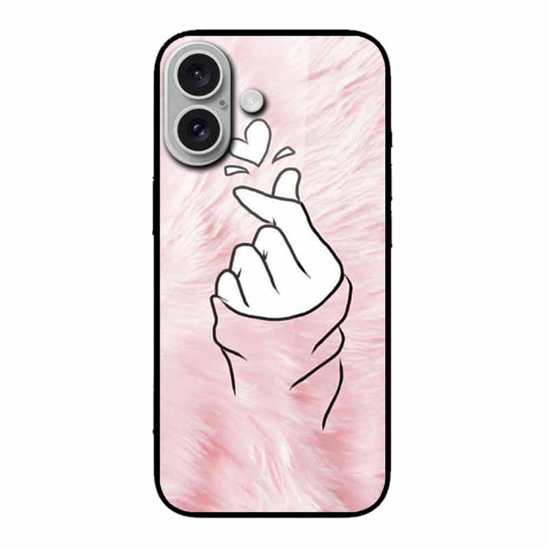 Glass Case For iphone 16 Plus 16Plus Coque Tempered Glass Hard Back Cover For iphone 16 Plus Phone Case Soft TPU Black Bumper