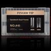 140/280 Pezzi Forme Doppie per Unghie Sandwich Estensioni-Forme Doppie Stampo Superiore Inferiore Forme per Unghie Quadrate Lunghe Mandorla Strumento Manicure
