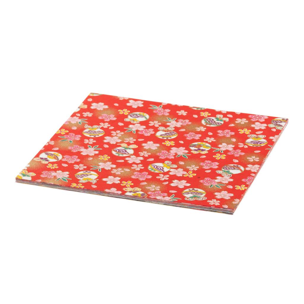Kawasumi Washi Paper Special Kyoto Yuzen Washi Chiyogami Assorted 20 Patterns Included - Selection, Hand-Dyed Paper, (decorative Paper), 15cm,
