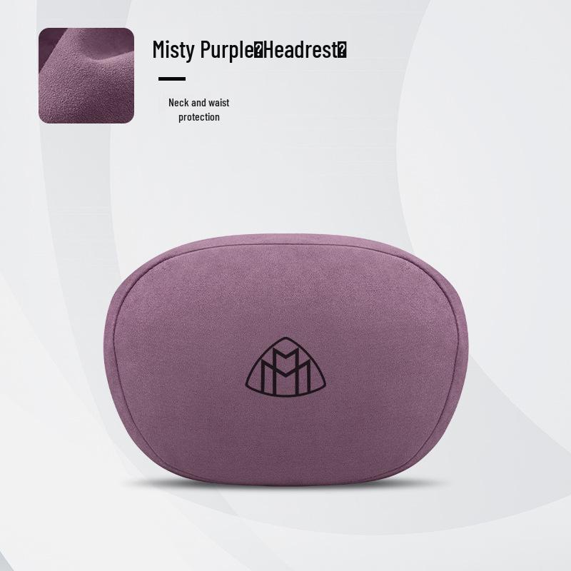 Maybach Mercedes-Benz Xiaomi SU7 Car Neck & Lumbar Support Cushion - Purple