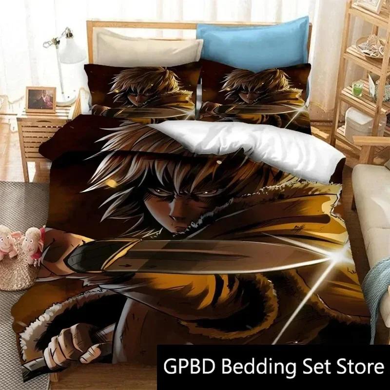 3D Print Anime Vinland Saga Bedding Set Double Twin King Duvet Cover Comforter Pillowcase Boys Girls Adults Bedroom
