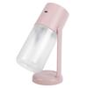 Mini Humidifier with Light Quiet Portable Small USB Humidifier for Car Home Desktop Office 260ml Pink