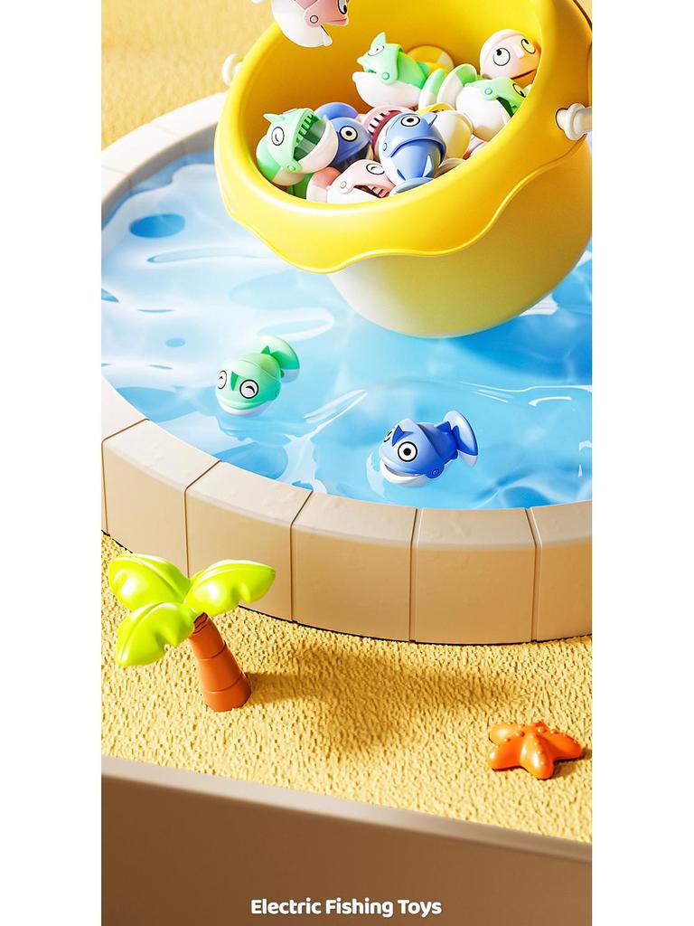 Educational Magnetic Fishing Toy for Toddlers Aged 1-3 Years