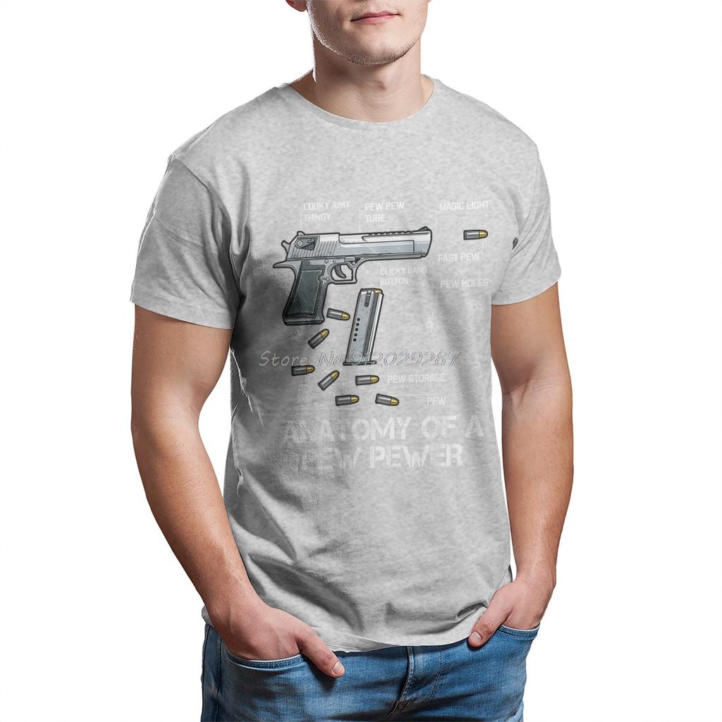 Anatomy Of A Pew Pewer Ammo Gun Amendment Meme Lovers  Tshirt Man T Shirt  Cotton Summer Tops T Shirts