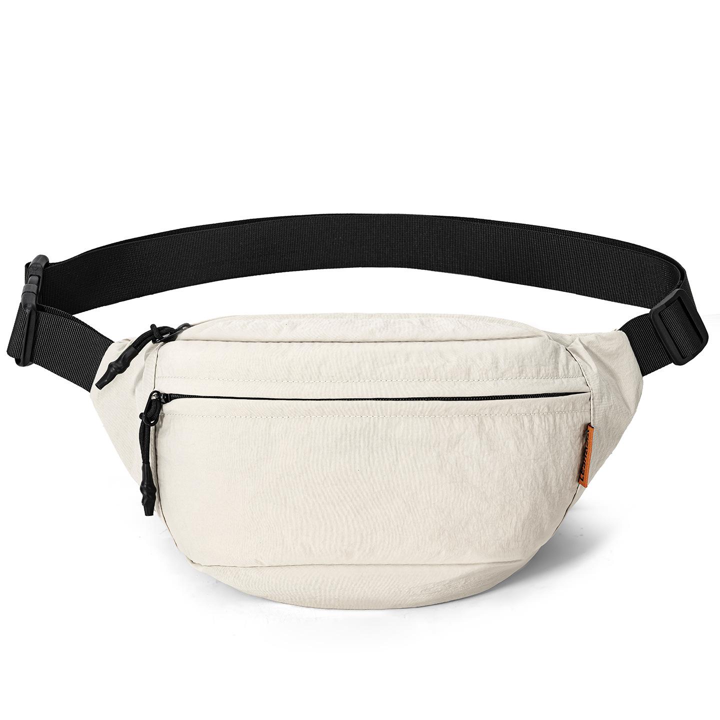 

Crossbody Bag, Student Commuting Crossbody Bag, Waist Bag, Single-shoulder Bag, Casual Sports Phone Bag білий