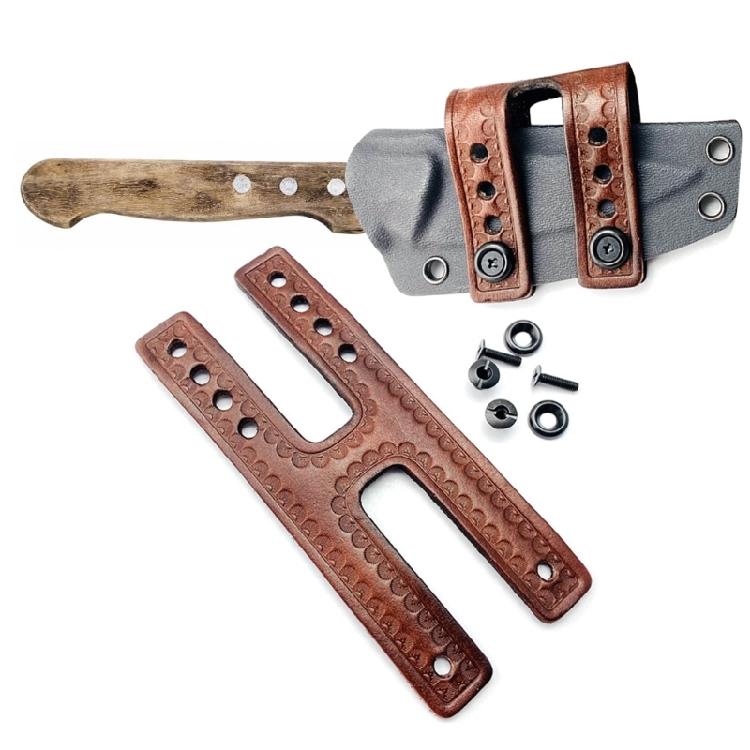 Leather IWB Belt Rings Waist Rings Double Straps Screws Kit For Cutter Sheath Scabbard Holsters Making Hardware Parts