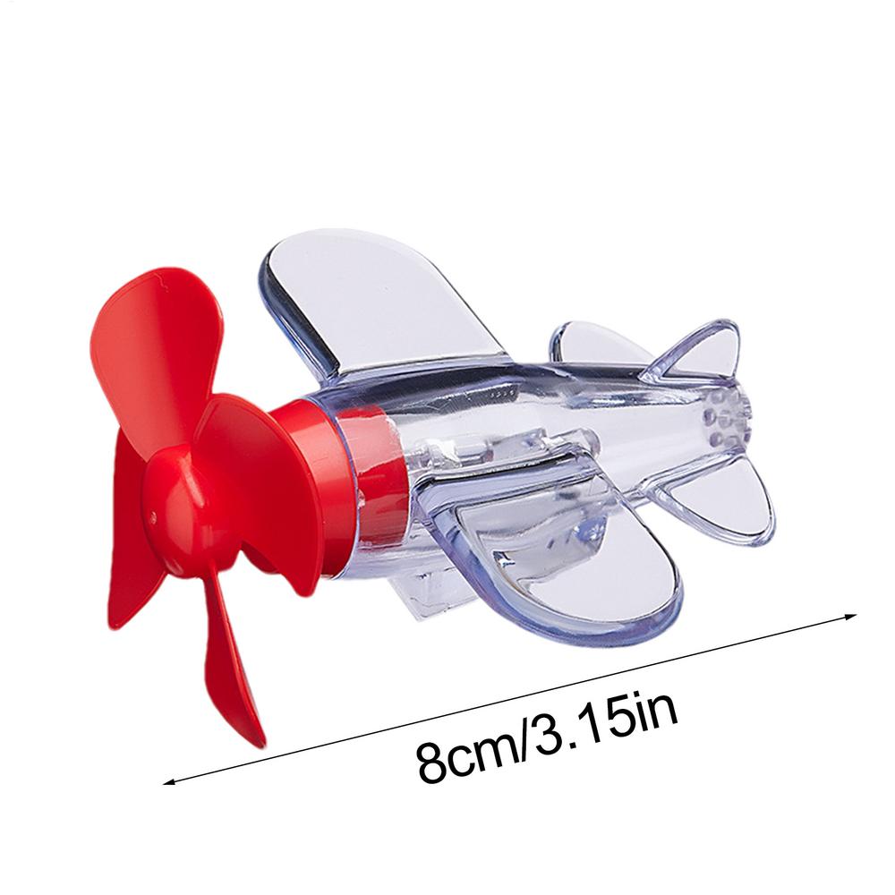 Car Rotatable Airplane Wind Powered Small Led Light Airplane Decor Car Styling Ornaments Bikes Motorcycle Bicycle Decorations