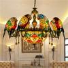 Tiff Parrot Chandelier Personality Creative Luxury Atmosphere Hotel Villa Restaurant Corridor Art Decorative Lights