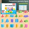 1 Set 3D Geometry Model Kit with 8/12/16/20 Solids Educational Perspective